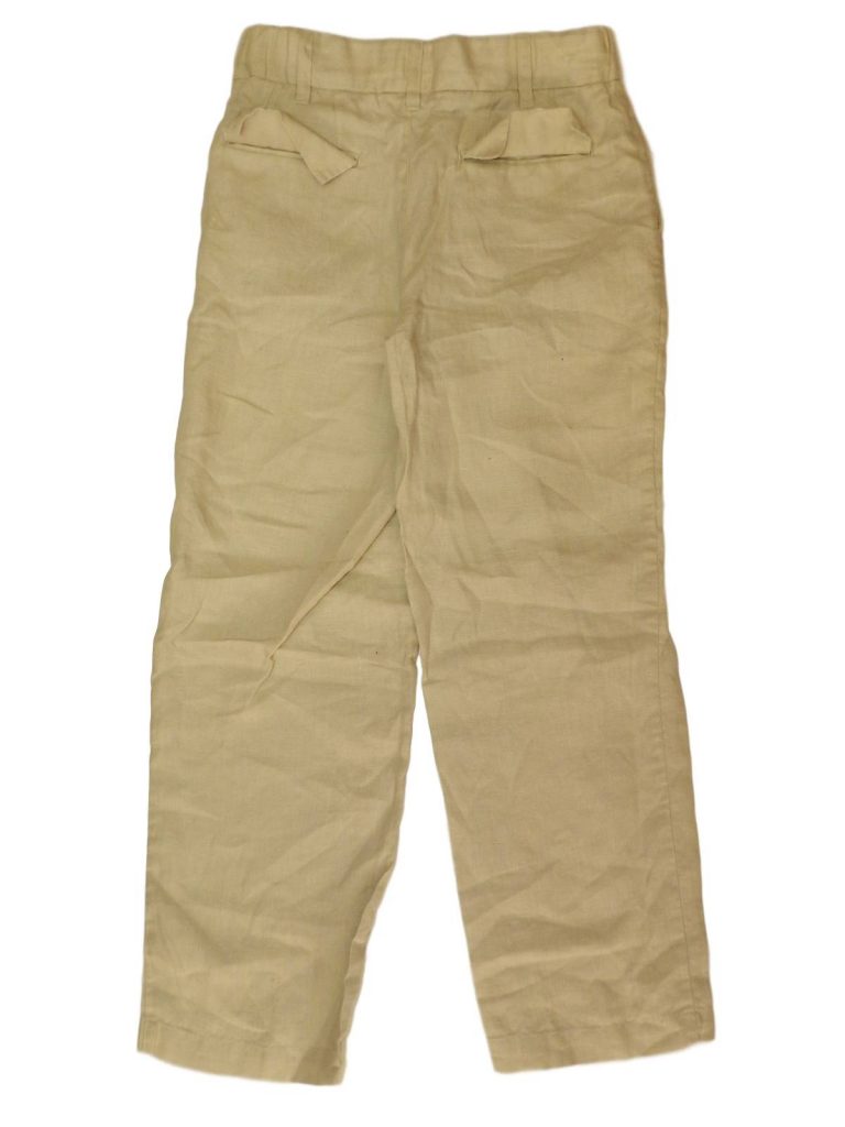 Újszerű Marks & Spencer Bézs színű lenvászon nadrág (134)