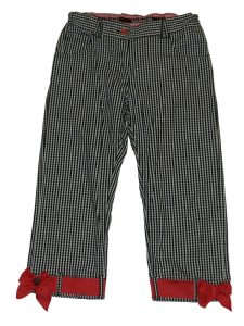 Újszerű Egyéb márka Fekete-fehér kockás halásznadrág (164)