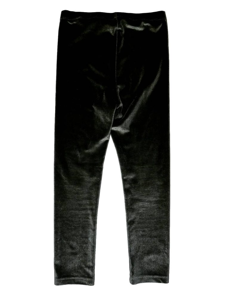 Újszerű H&M Szürke, csillogó vastag bársony  leggings (116)