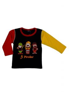 Új / Outlet Egyéb márka Kalóz mintás hosszú ujjú felső (74-80)