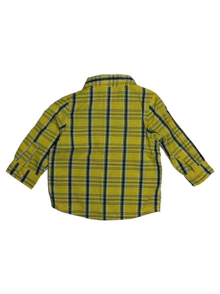 Újszerű Esprit Sárga kockás ing (74)