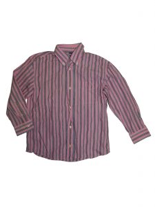 Hibátlan Egyéb márka Rózsaszín, csíkos ing (128-134)