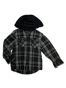 Jó állapotú TU Szürke kapucnis ing (116)