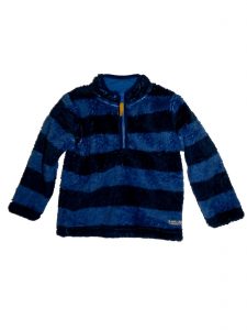 Újszerű Egyéb márka Kék csíkos, vastag pulóver (98-104)