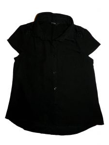 Újszerű George Csipkés, fekete blúz (122-128)