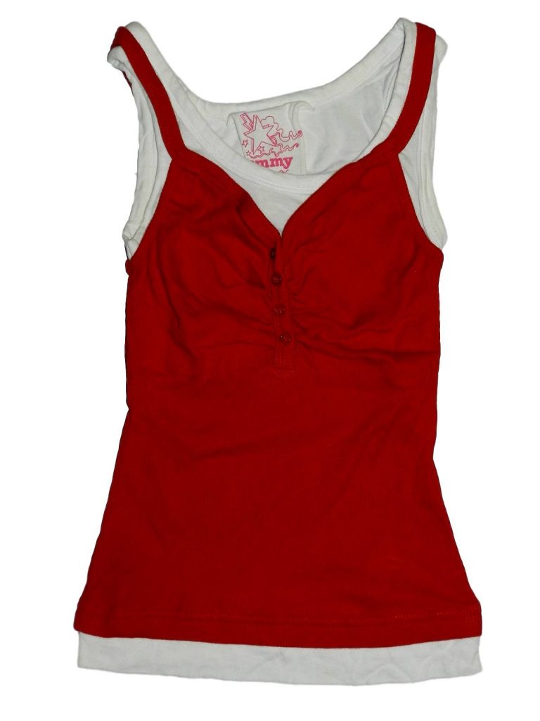 Hibátlan Tammy Piros-fehér trikó (128-134)