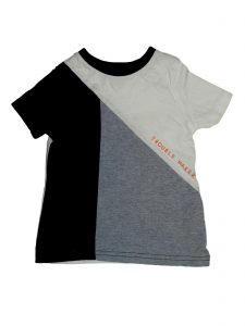 Újszerű River Island Kék-fehér póló (74-80)