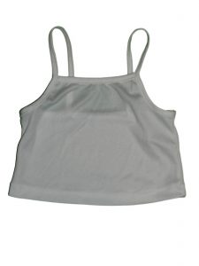 Újszerű TU Fehér, pántos top (98)