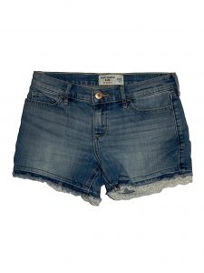 Hibátlan Abercrombie kids Koptatott farmer short (146-152)