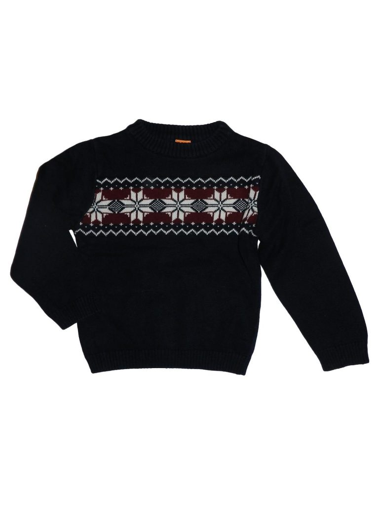 Hibátlan Egyéb márka Norvég mintás pulóver (110-116)