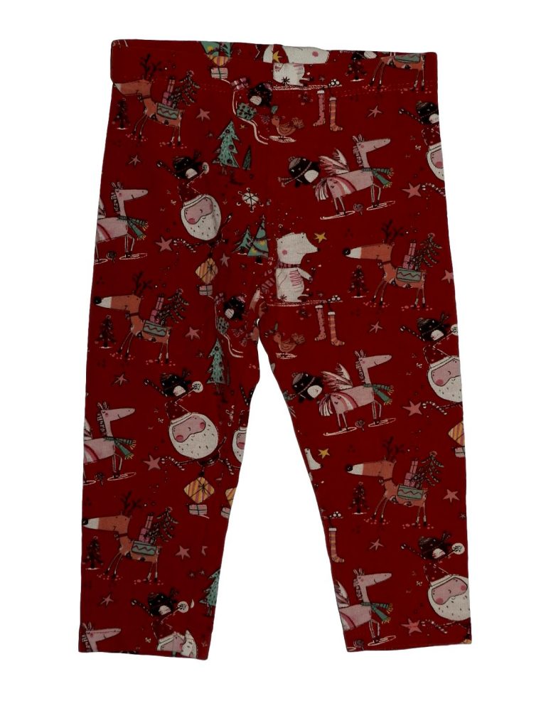 Hibátlan Next Karácsony mintás leggings (74-80)