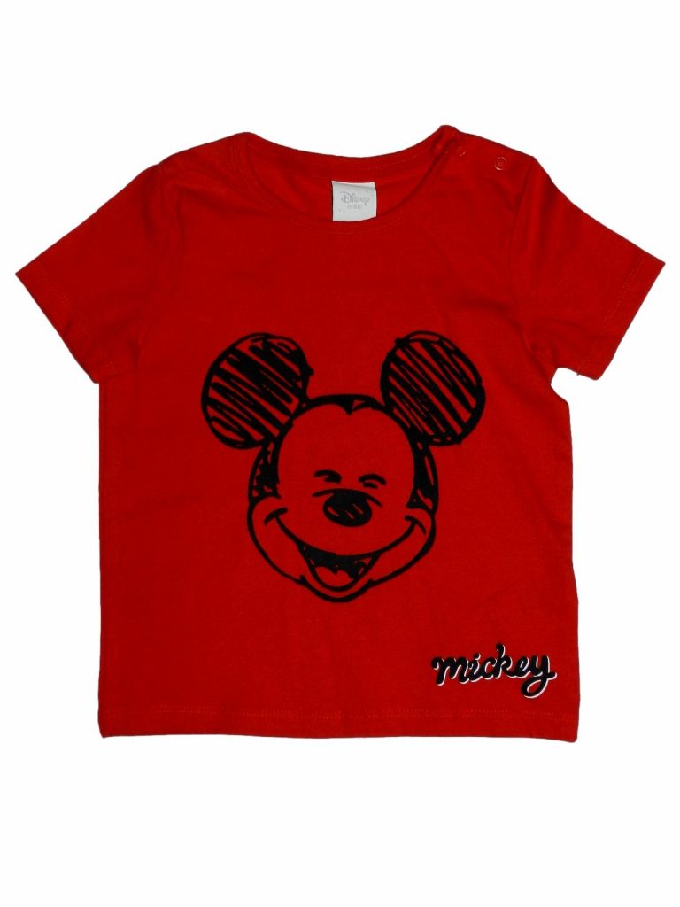 Új / Outlet Disney Mickey egeres piros póló (74-80)
