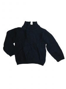 Hibátlan Matalan Kék kötött pulóver (68-74)