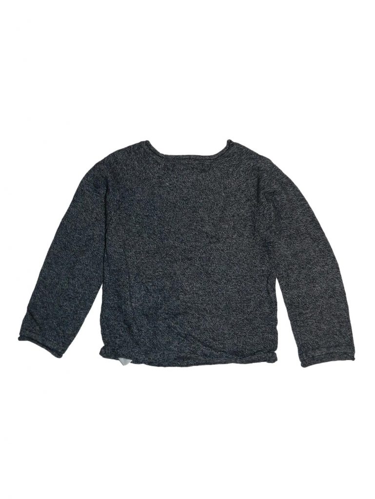 Hibátlan Egyéb márka Gépi kötött szürke pulóver (86-92)