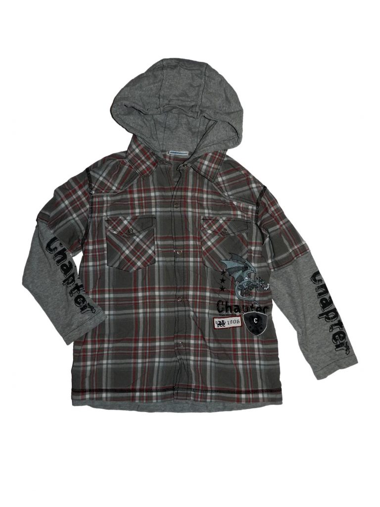 Hibátlan Takko Kapucnis, kockás ing (122)