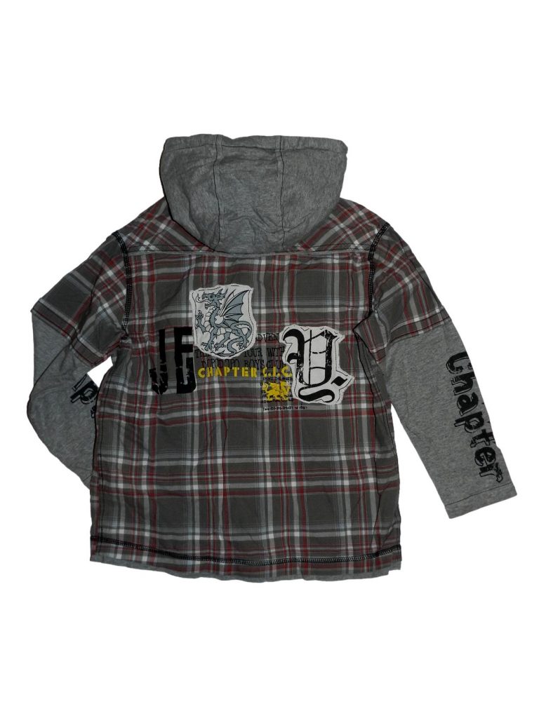 Hibátlan Takko Kapucnis, kockás ing (122)