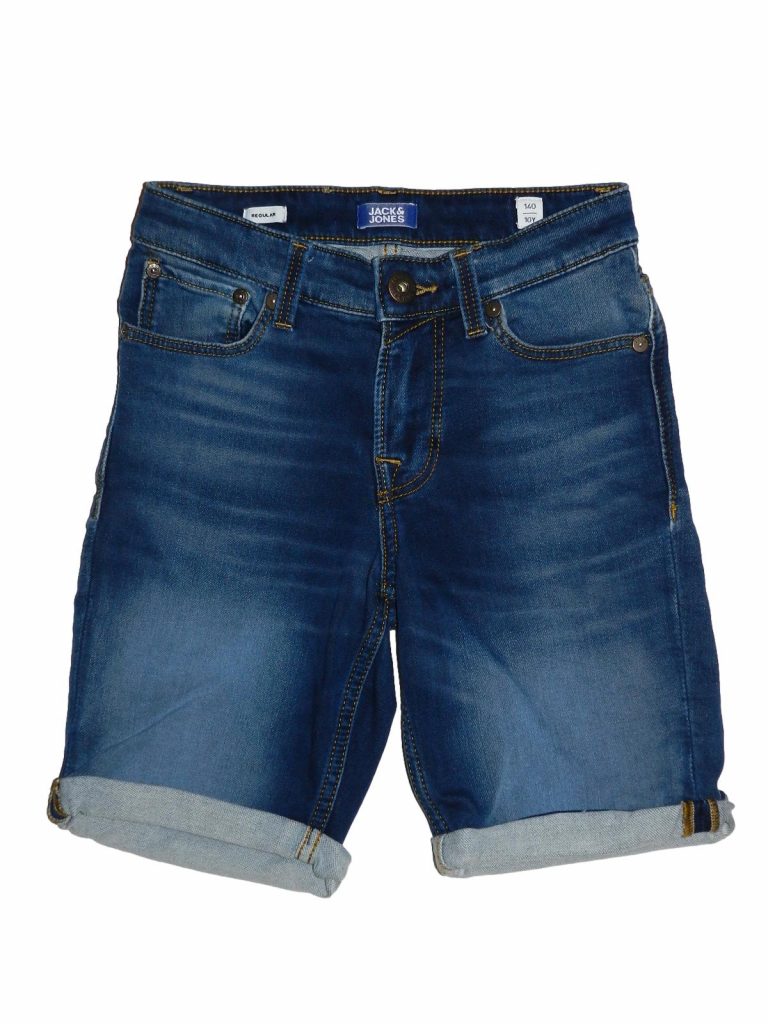 Újszerű Jack&Jones Kék farmer térdnadrág (140)