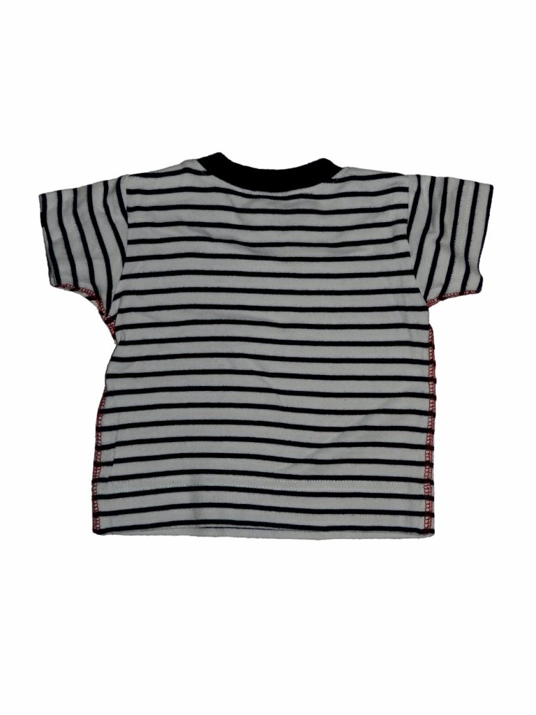 Hibátlan H&M Csíkos feliratos póló (62)