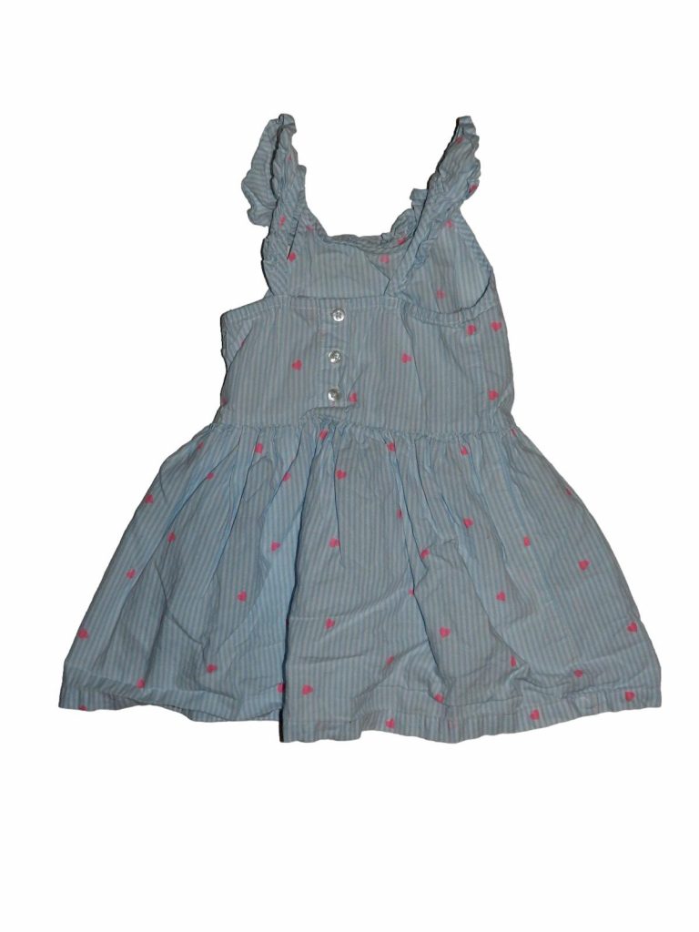 Hibátlan Takko Csíkos, szív mintás ruha (86)