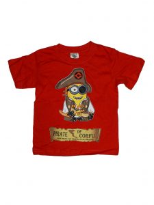 Újszerű Egyéb márka Minyon mintás piros póló (98-104)