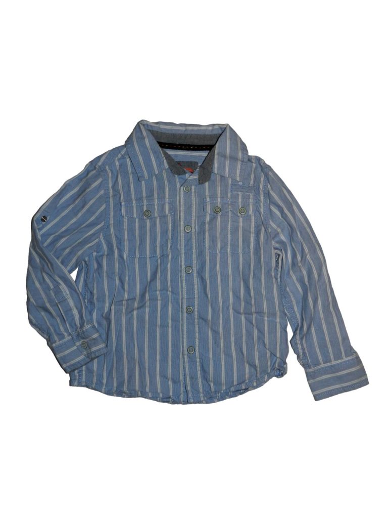 Hibátlan Marks & Spencer Kék-fehér csíkos ing (104-110)