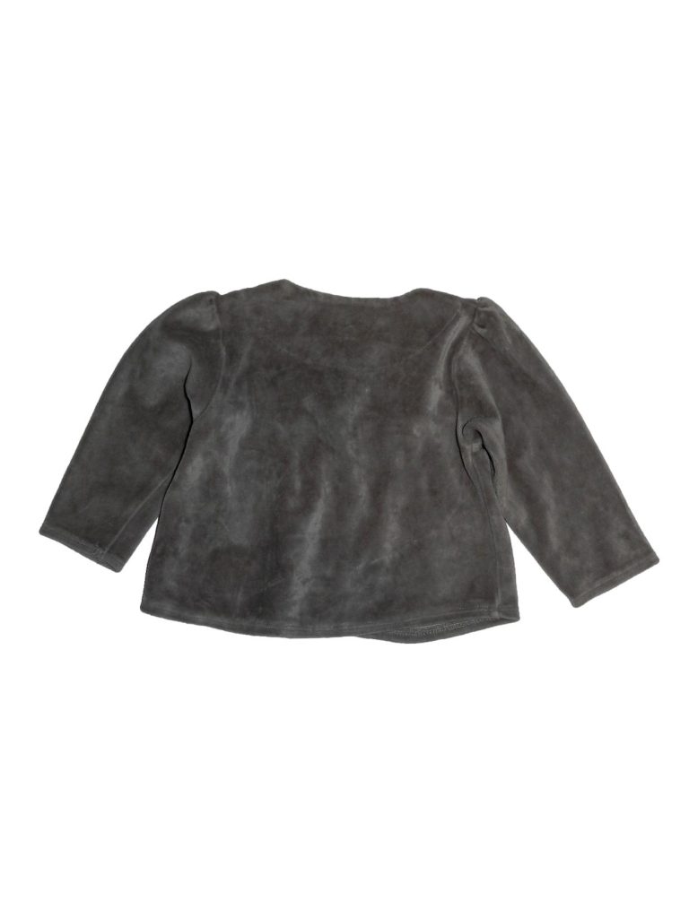 Hibátlan Egyéb márka Virágmintás plüss kardigán (74-80)