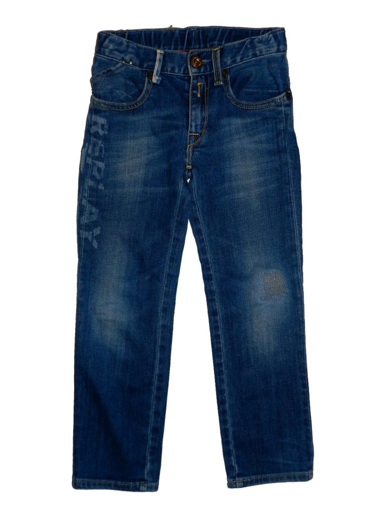 Hibátlan Replay Koptatott kék farmernadrág (110)