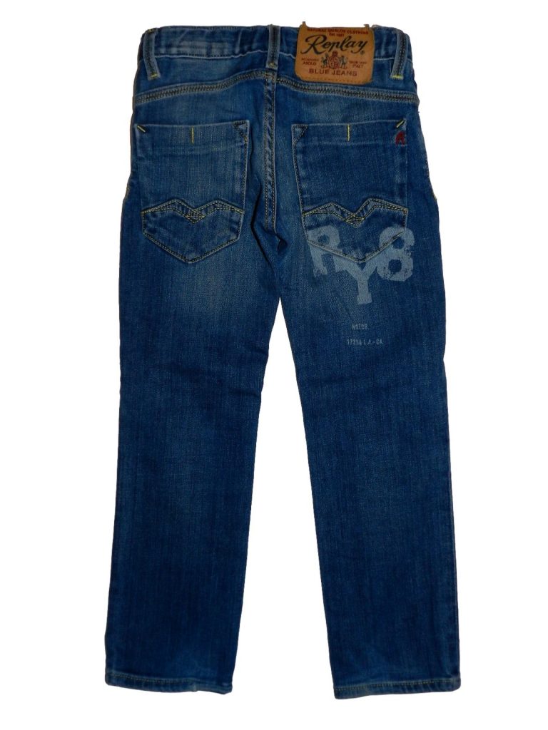 Hibátlan Replay Koptatott kék farmernadrág (110)