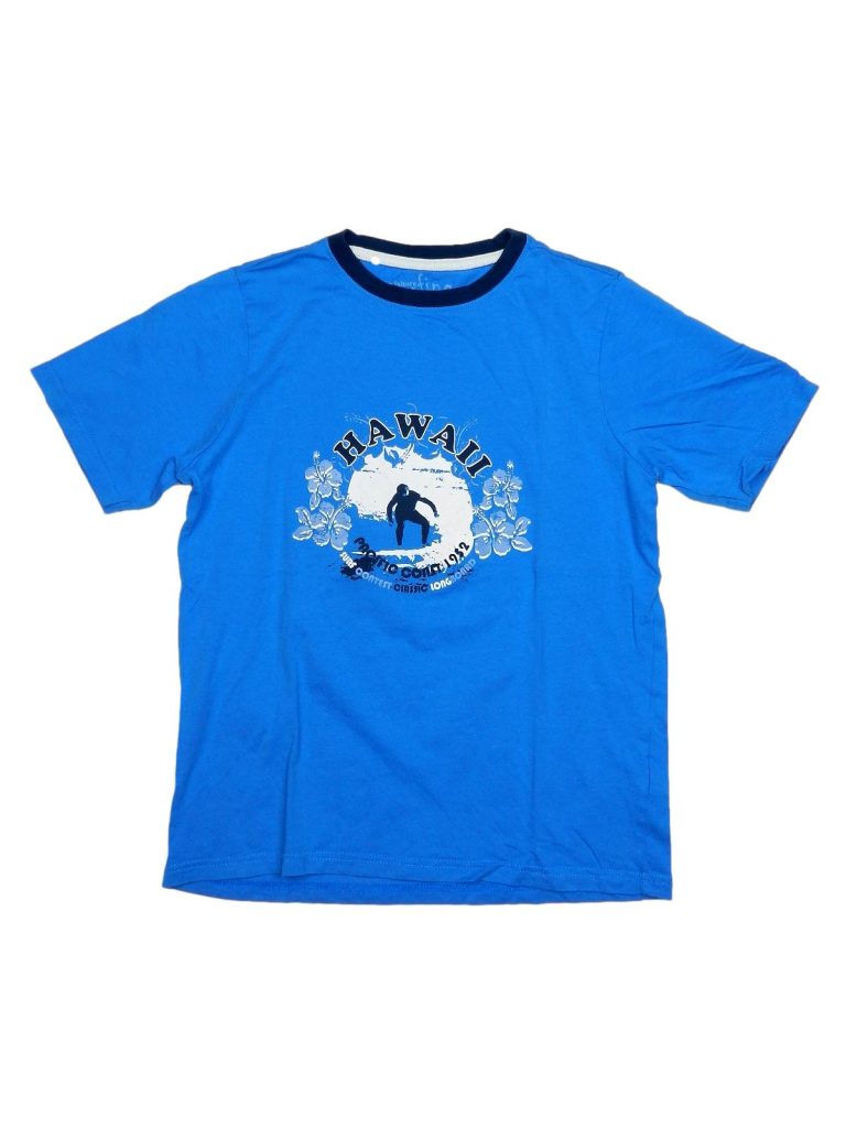 Hibátlan Tchibo Mintás kék póló (146-152)