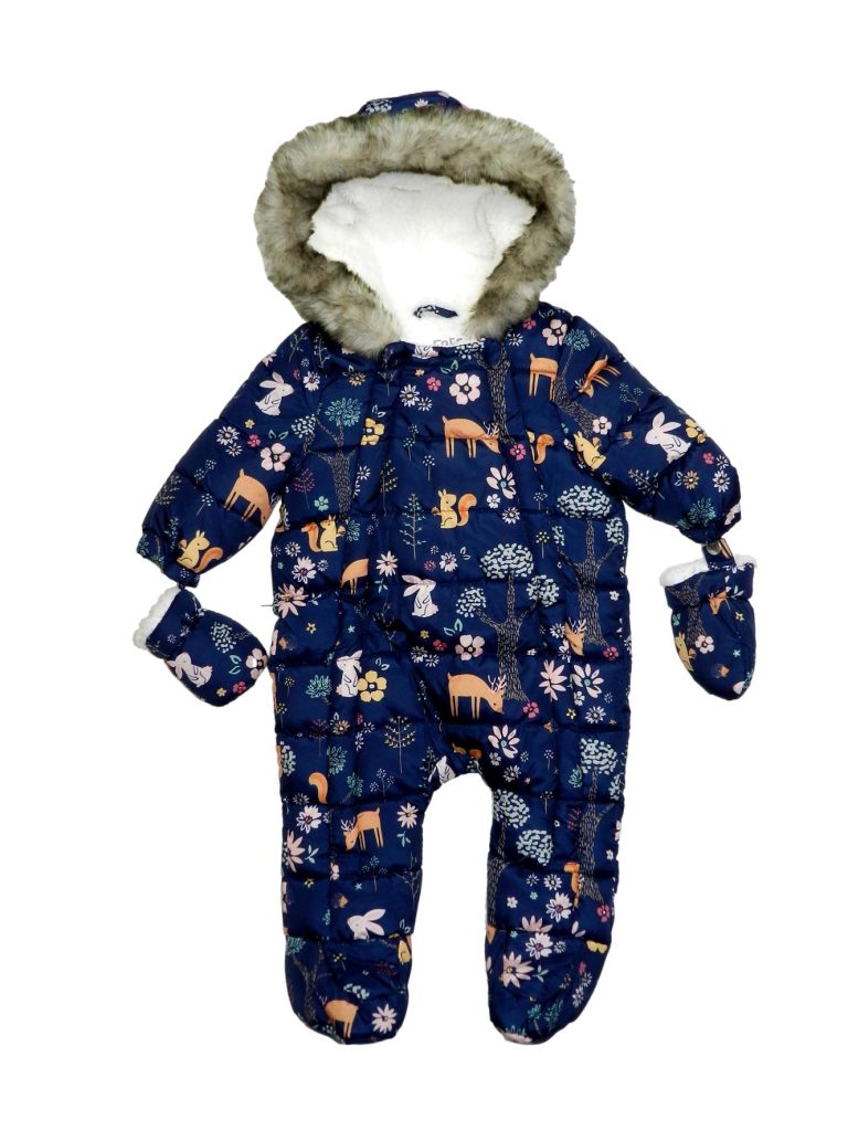 Új / Outlet F&F Erdei mintás bélelt új overál (62)