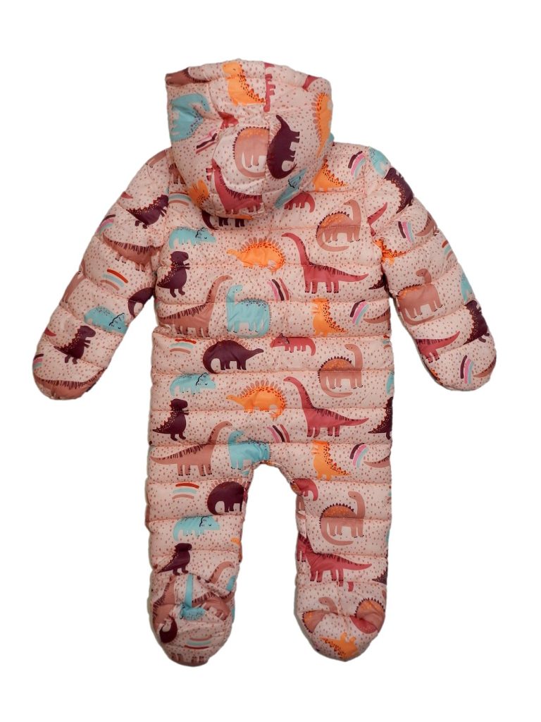 Új / Outlet F&F Dínós rózsaszín téli új overál (68)