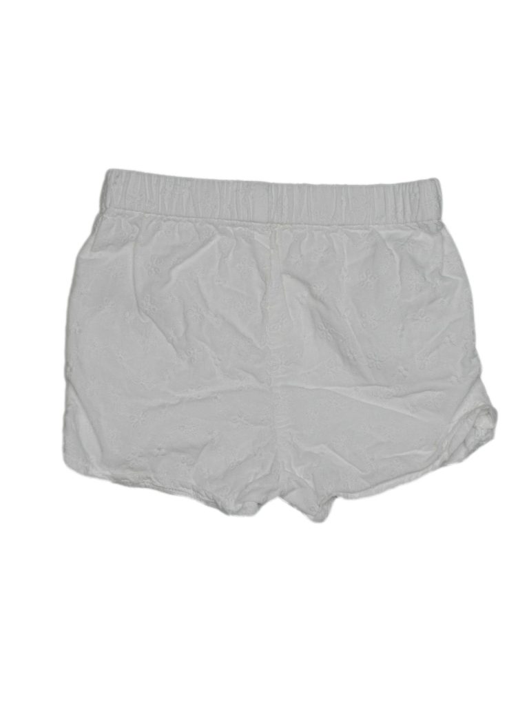 Hibátlan Nutmeg Fehér hímzett short (86-92)