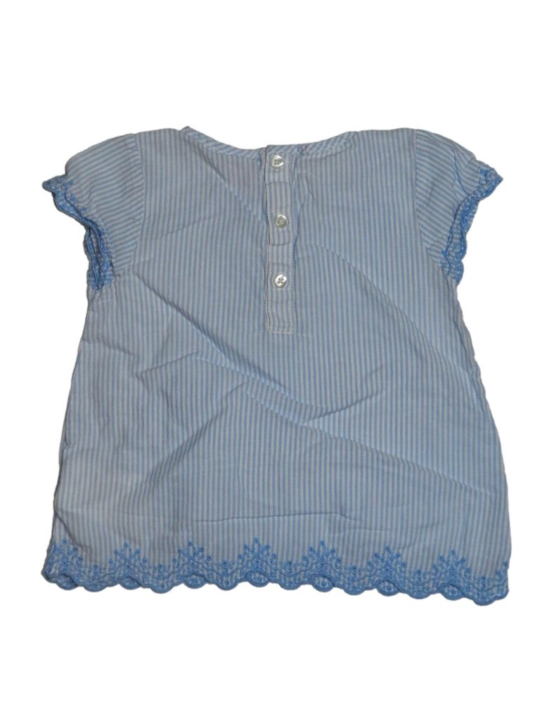 Hibátlan Egyéb márka Csíkos, hímzett felső (80-86)