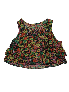 Újszerű George Virágos felső (128-134)